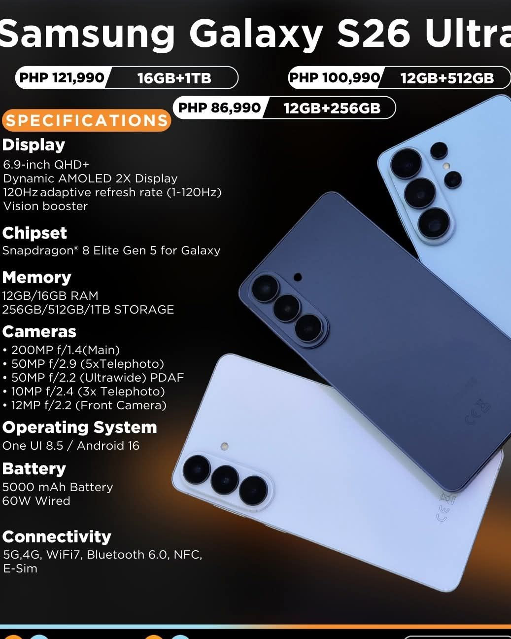 SAMSUNG GALAXY S26 ULTRA