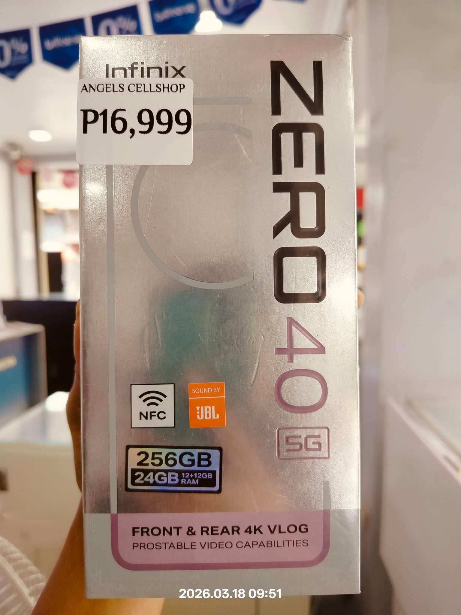 ZERO 40 INFINIX 24/256